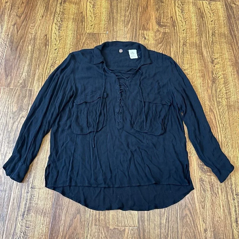 Free People FP One lace up top